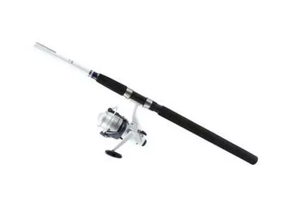 OKUMA FISHING TACKLE Tundra Spinning Surf Rod and Reel Combo, 8 ft 2-Piece, Size 60 TU-802-60