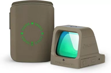 Olight Osight 3 MOA Green Dot with Magnetic Charging Cover - 3 MOA Green Dot Reticle, Rechargeable, FDE