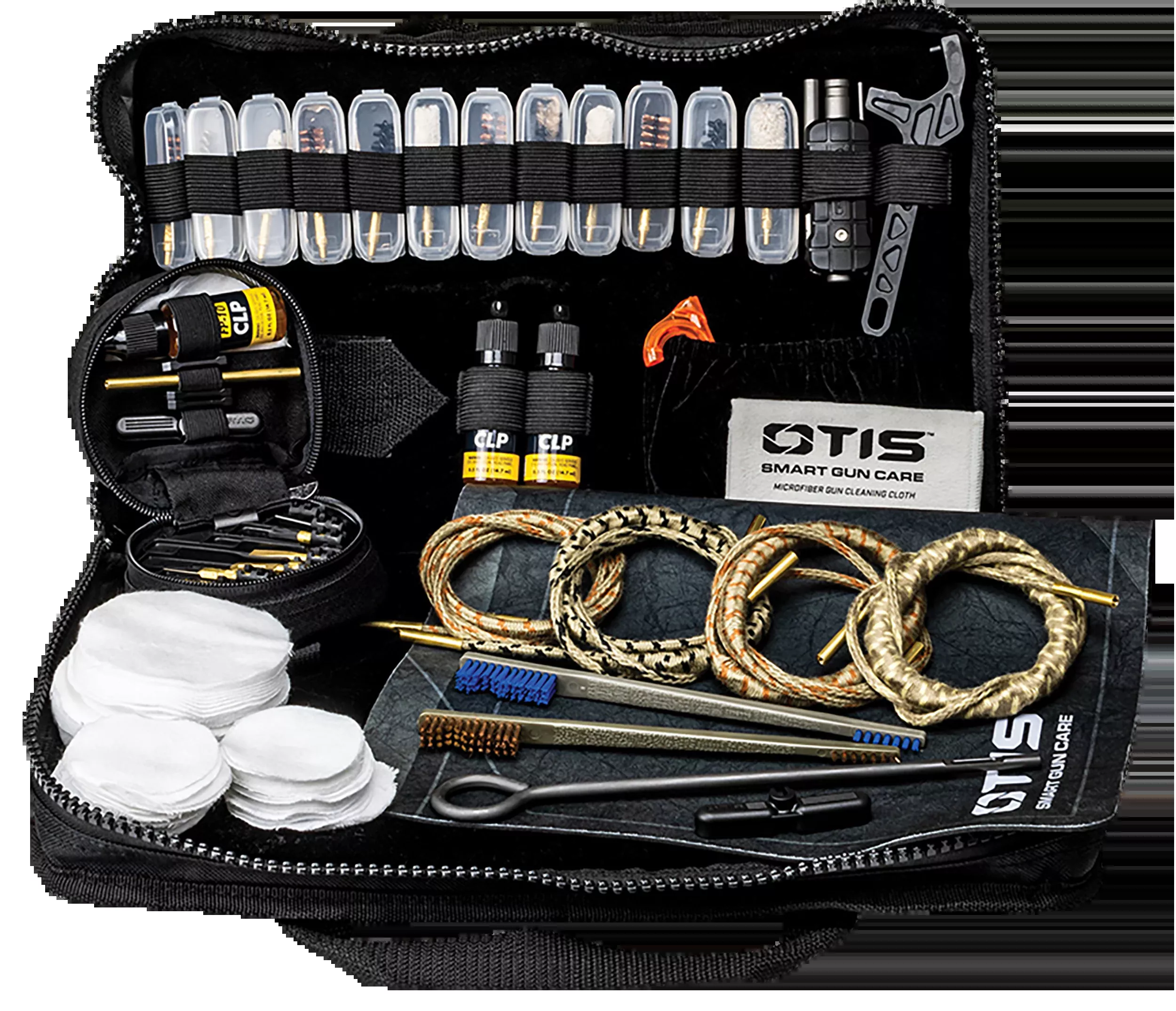 Otis Elite Pistol Cleaning Kit, Breech-to-Muzzle with Ripcords, Brushes & Mat, FG1000645