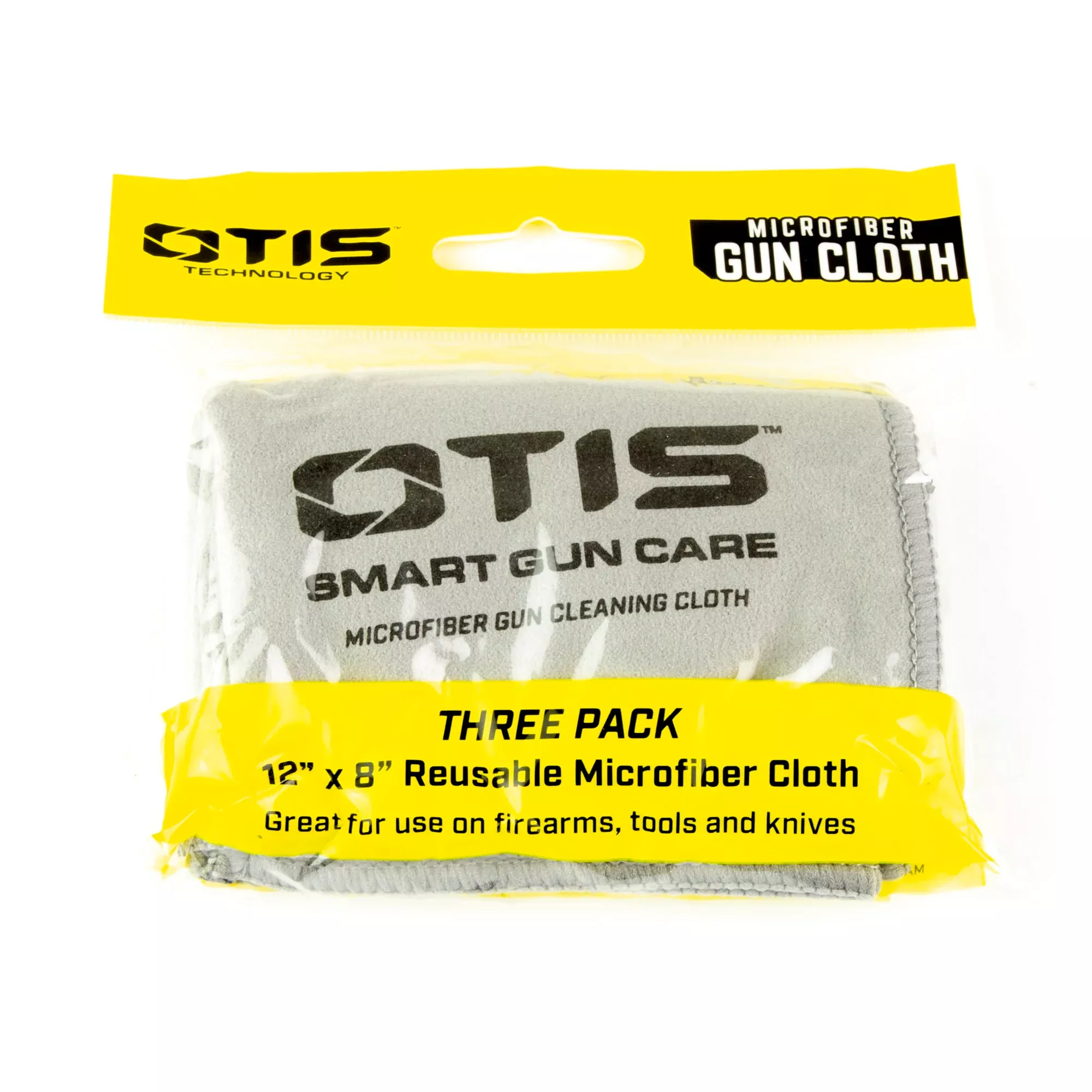 Otis Technology Microfiber Gun Cleaning Cloth 3-Pack, 12 x 8 in Reusable RW-3501-3