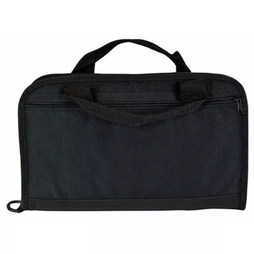 The Outdoor Connection Tactical Pistol Case with Interior Pocket, Black, 14-Inch