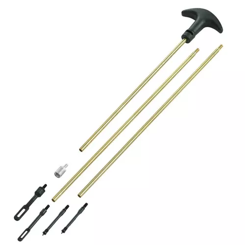 Outers Universal Brass Gun Cleaning Rod Kit, 3-Piece 30-Inch Takedown Set, OUT41616