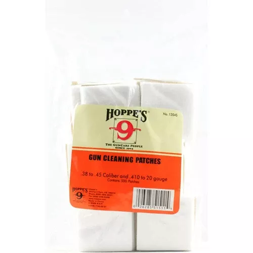 PATCHES - .38 TO .45CAL AND .410 TO 20GA - 500 COUNT