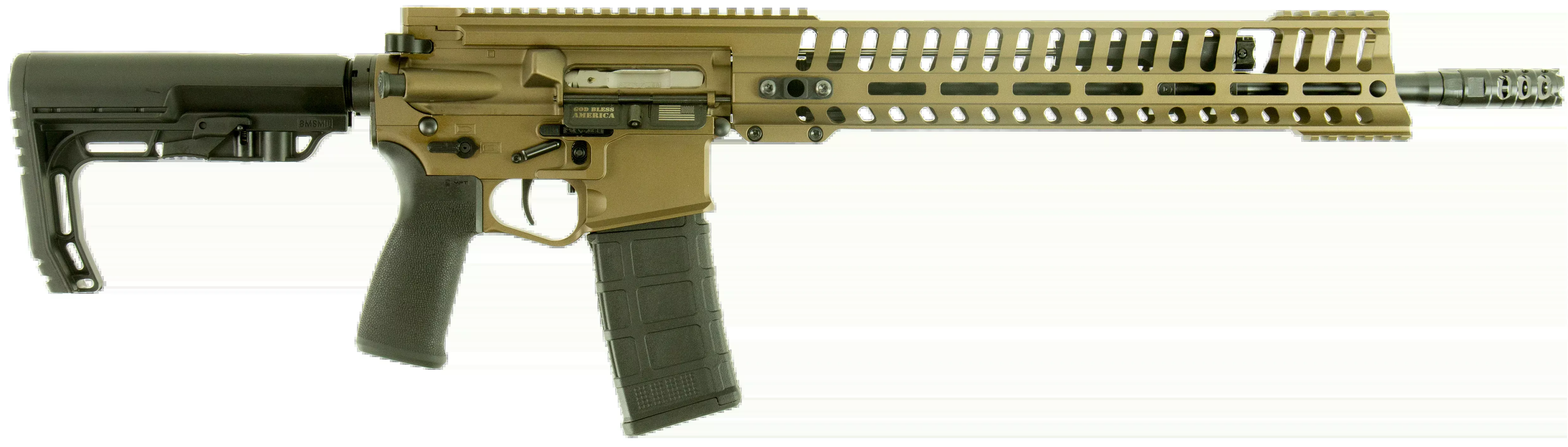 Patriot Ordnance Factory P415 Edge 5.56x45mm NATO 16.5" 30+1 Semi-Auto Rifle - Burnt Bronze