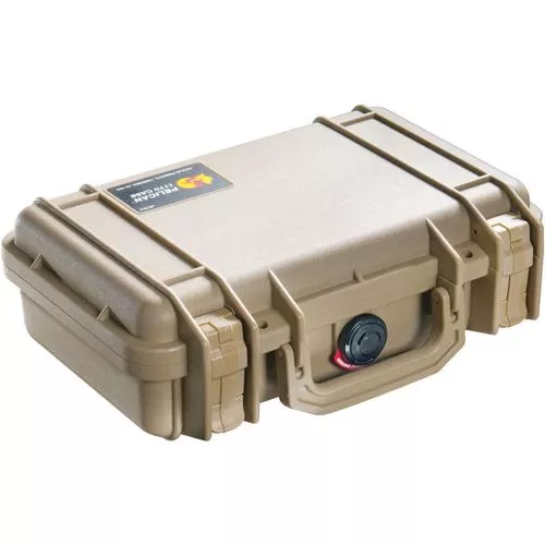Pelican Branded Protector Case 1170 SMALL CASE WL/WF TAN