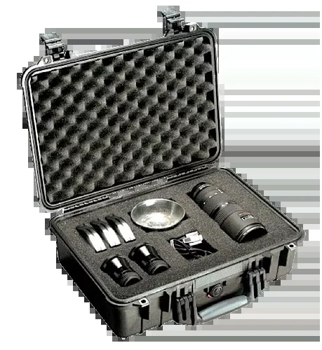 Pelican Protector Case 1500 Black Polypropylene Watertight Handgun Hard Case 1500000110