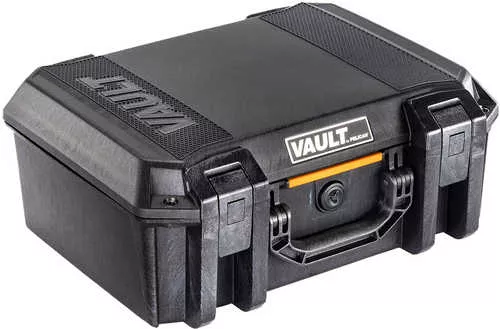 Pelican Vault Large Case Polyethylene Black 17.54" L X 14.21" W X 7.16" D (Exterior)