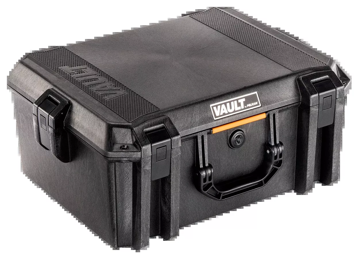 Pelican Vault V550 Equipment Case, High-Impact Polymer, Crush/Dustproof, 19 x 14 x 8.5 in — VCV550