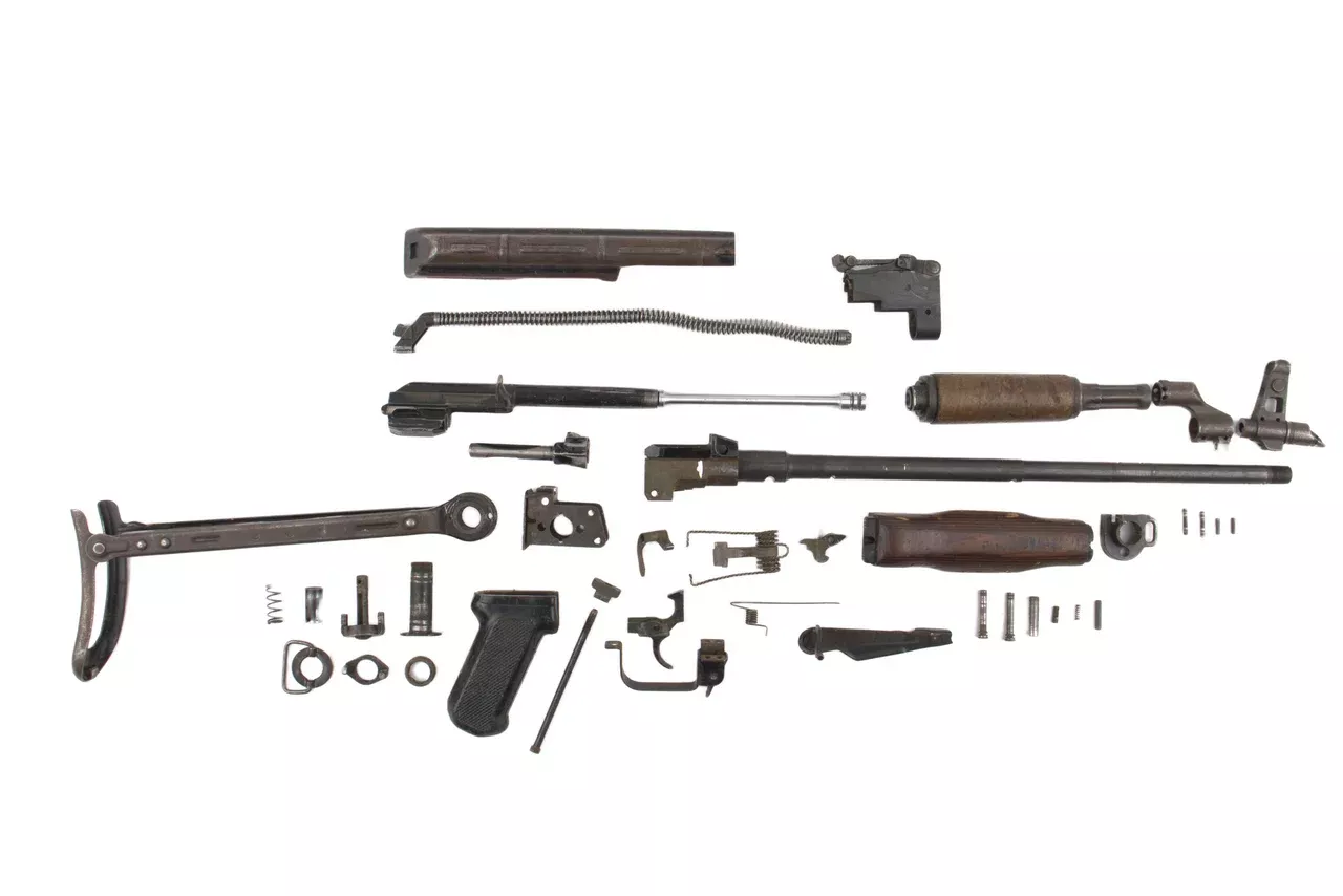 Polish AKM-47 Underfolding Stock Parts Kit 7.62x39 - S/N AC05261