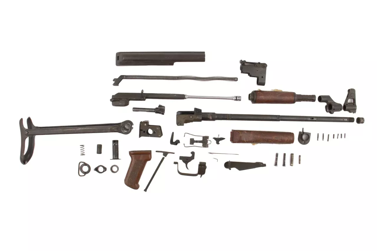 Polish AKM-47 Underfolding Stock Parts Kit 7.62x39 - S/N KM07948