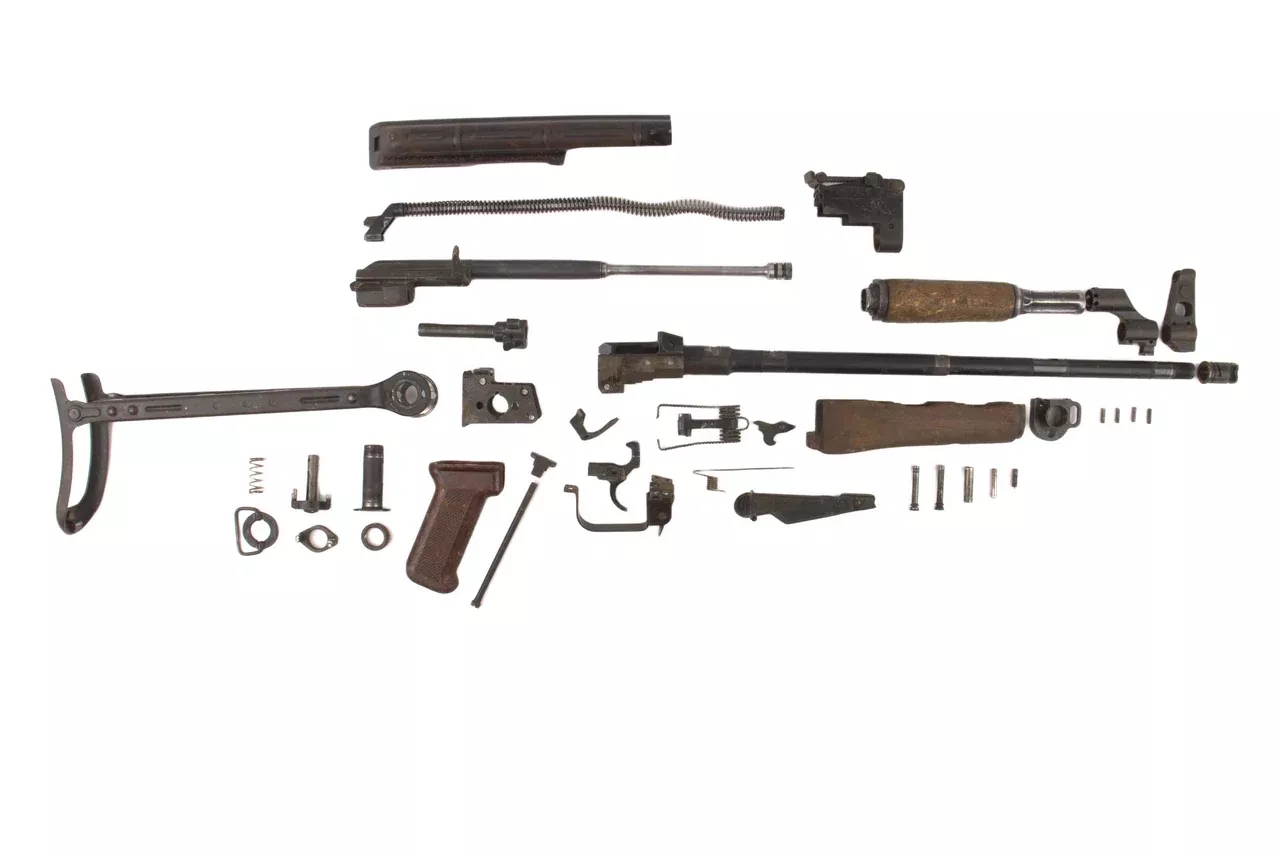Polish AKM-47 Underfolding Stock Parts Kit 7.62x39 - S/N WT17875