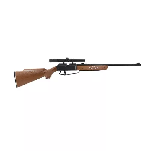 POWERLINE 880 MULTI-PUMP PNEUMATIC RIFLE - BROWN, .177 CAL, 800 FPS, 4X15 SCOPE