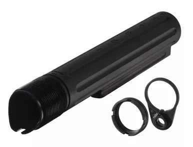 Primary Weapons Systems Enhanced Buffer Tube with Ratchet Lock Castlenut and Endplate