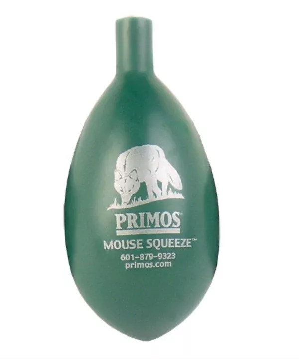 Primos Mouse Squeeze Predator Call – Freeze-Proof close-range coaxer, no blowing, 304