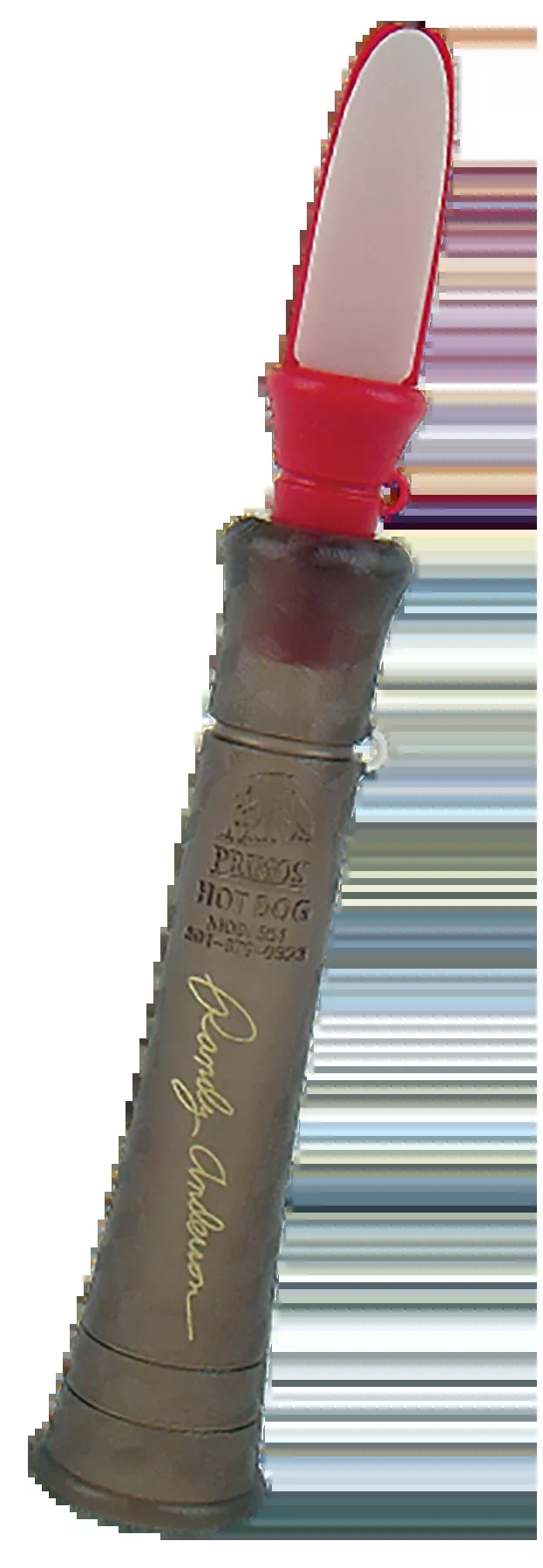 Primos Randy Anderson Hot Dog Predator Howler Call with Mini Compact Disc, Open, PS351