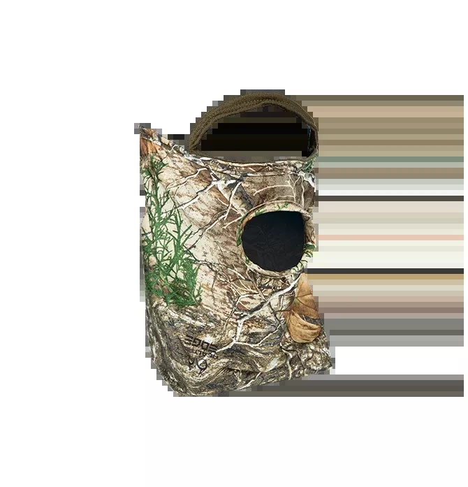 Primos Stretch-Fit Half Face Mask, Realtree Edge Camouflage Neoprene, One Size – PS6667