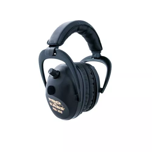Pro Ears Electronic Ear Muffs Hearing Protection 26db NRR Black