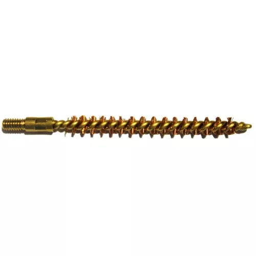 Pro-Shot Benchrest Pistol Bore Brush, 25 Caliber, Brass Core & Bronze Bristles, 8-32 Thread PST25P