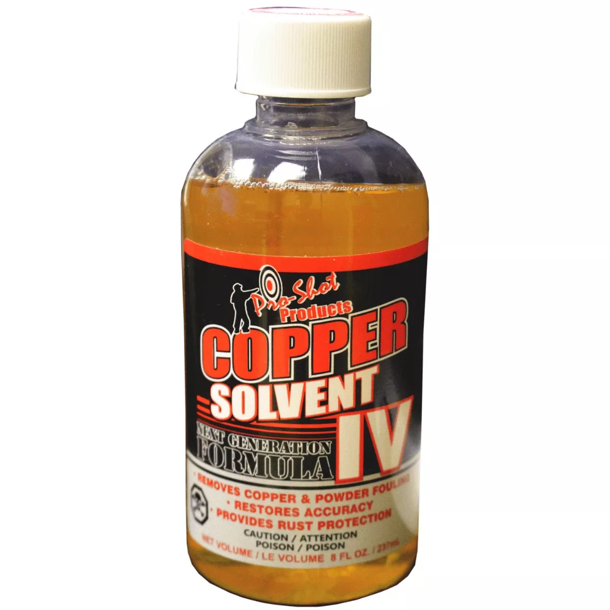Pro-Shot Copper Solvent IV, 8 oz. Bottle - SVC8