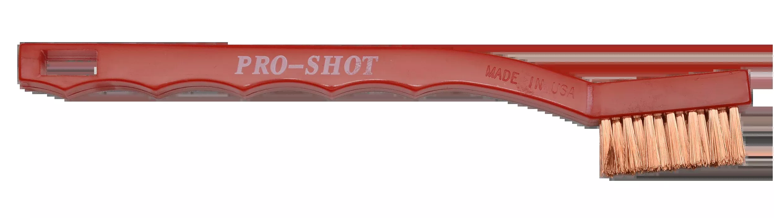 Pro-Shot Gun Cleaning Brush with Bronze Bristles, Universal Polymer Handle – GBB