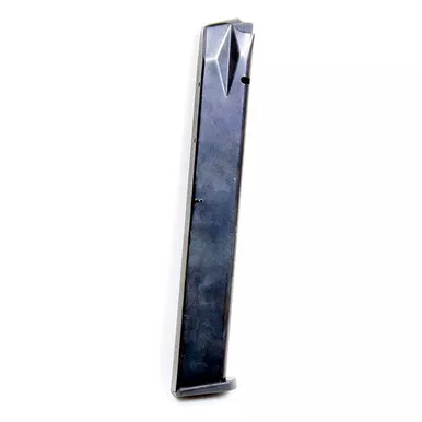 ProMag Browning Hi-Power 9MM 32 Round Magazine - Fits Hi-Power / P-35 Pistols, Steel, Blued Finish