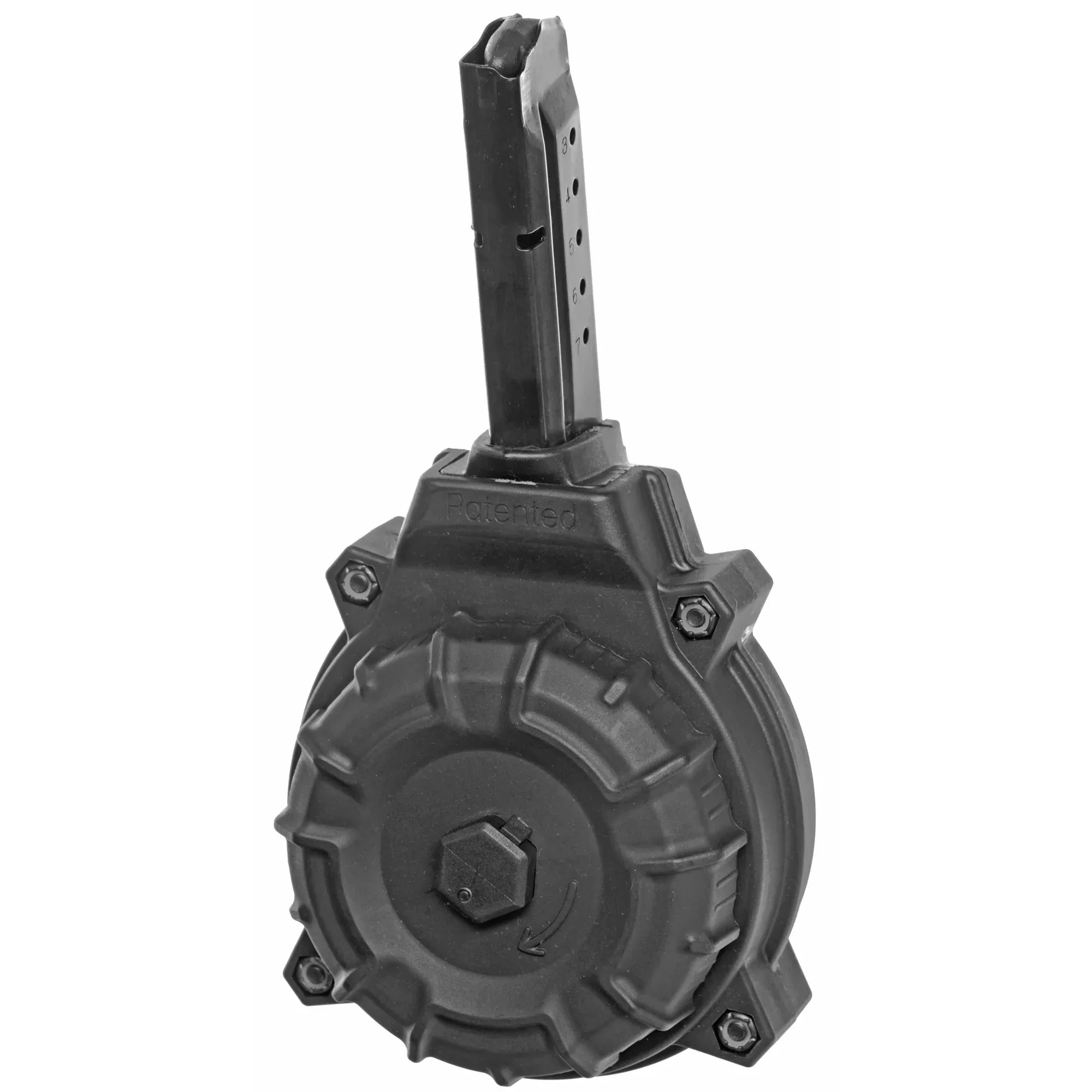 ProMag Industries S&W Shield 9mm 50-Round Black Polymer Drum Magazine DRM-A15