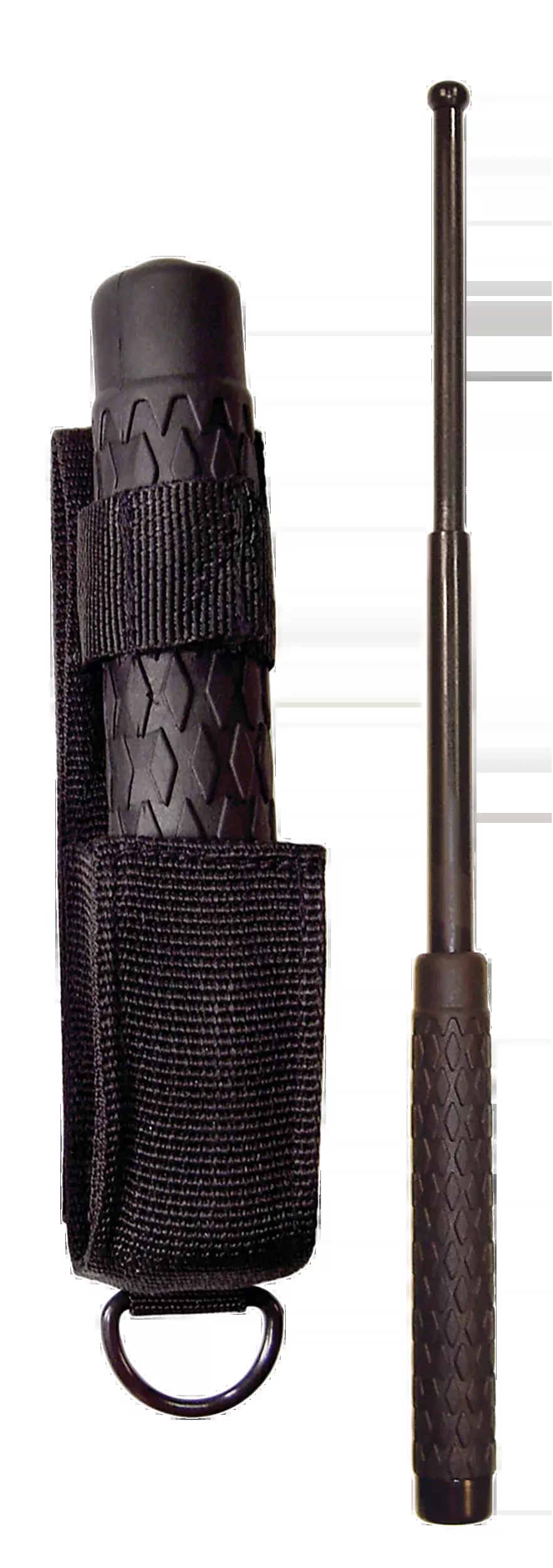 PSP Expandable Baton, 21-Inch Steel with Textured Rubber Handle and Sheath, NS21R