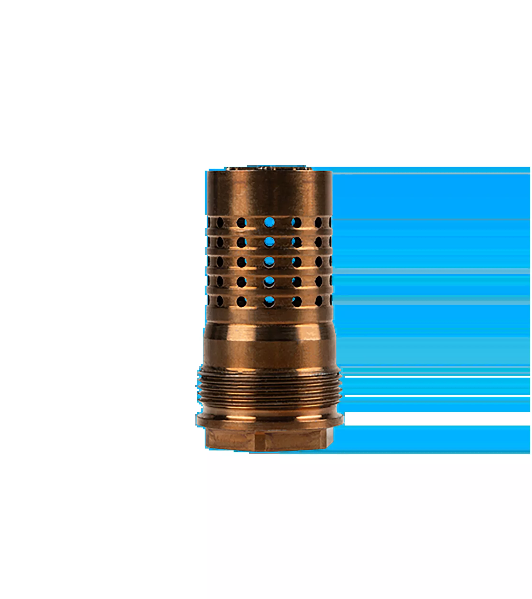 Q LLC Cherry Bomb Rear End Quick-Attach Muzzle Brake Mount 1/2x28 Thread for 9mm RE-CB-1/2X28