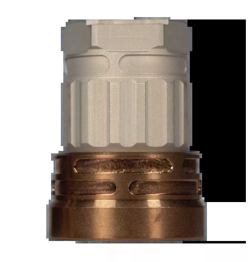 Q LLC Erect9r Three-Way Tri-Lug Mount for 9mm, Aluminum/Stainless, Clear Hardcoat ACCE9MOUNTTRILUGCLEAR