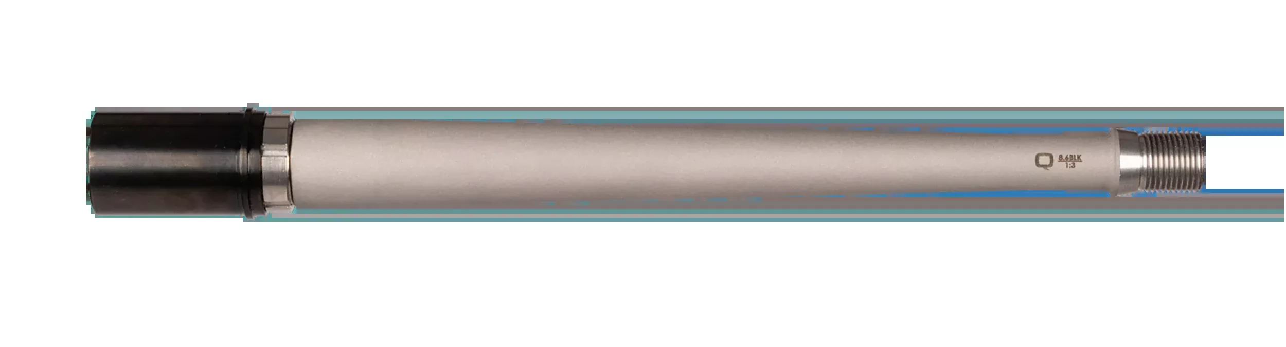 Q LLC The Fix Fixed Barrel Assembly 12in 8.6 Blackout Bead-Blasted Matte Stainless ACCFIXBARREL8.612INCH