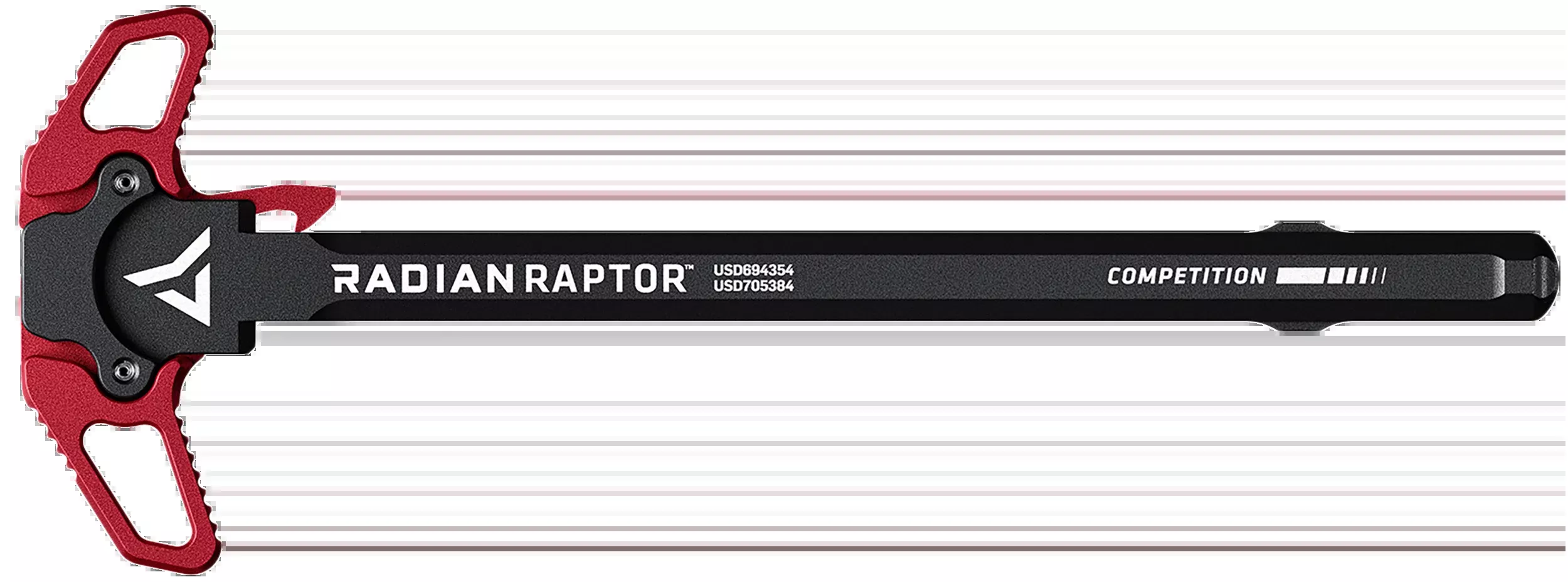 RADIAN WEAPONS Raptor Competition Ambidextrous AR-15 Charging Handle, Red Anodized 7075 R0232