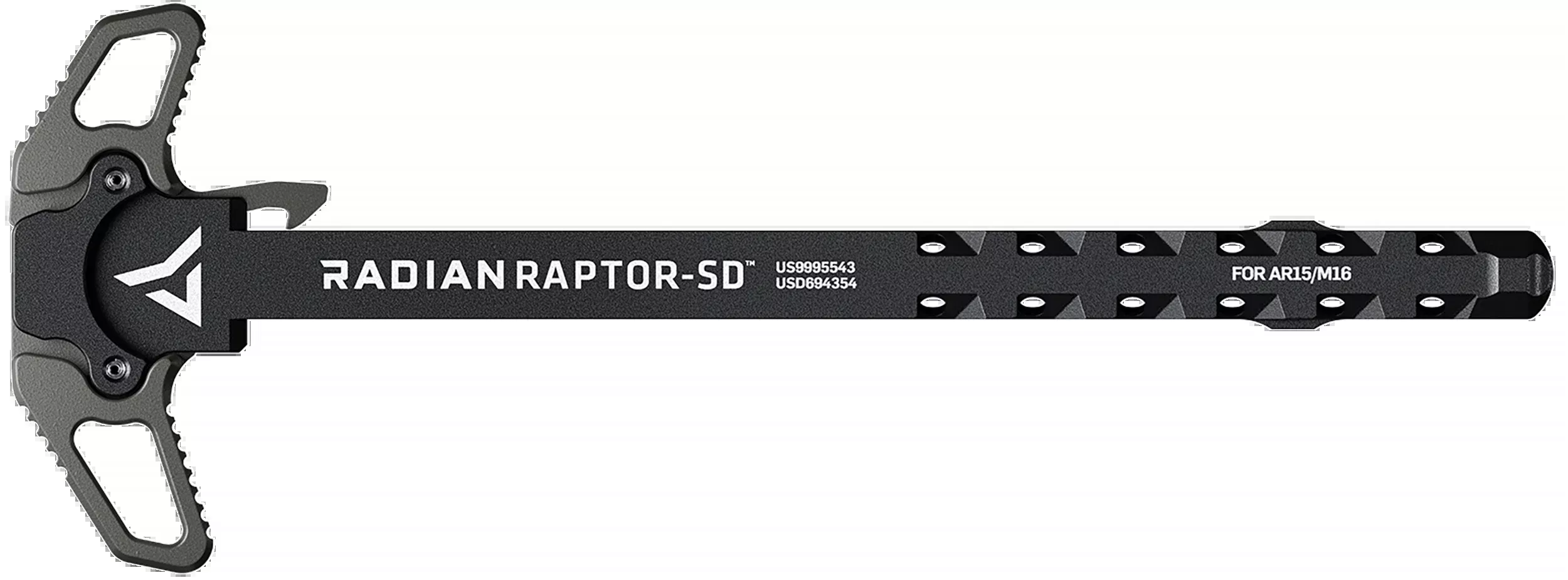 Radian Weapons Raptor-SD Ambi AR-15/M16 Charging Handle, Gas-Ported for Suppressed Use R0561