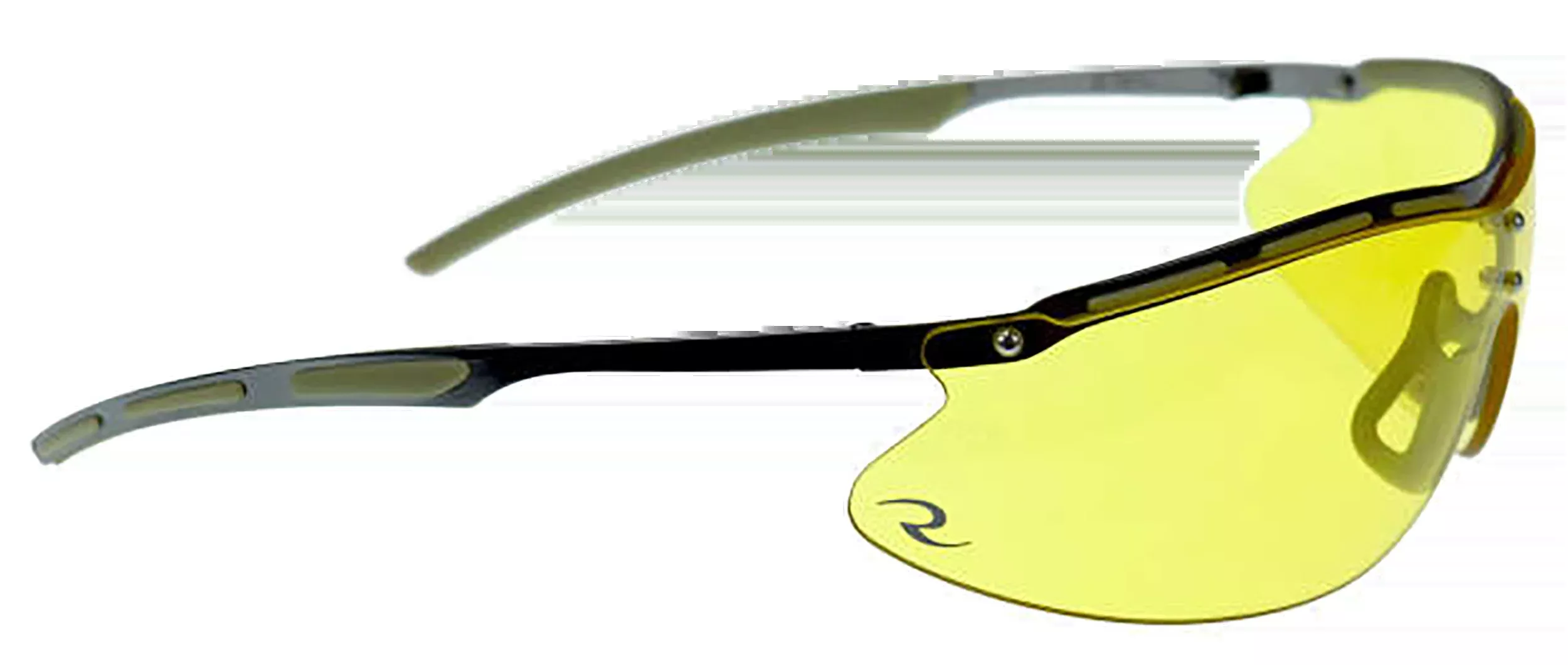 Radians Bravo Ballistic Safety Glasses, Amber Lens, Metal Frame, ANSI Z87.1+ CSB1014CS
