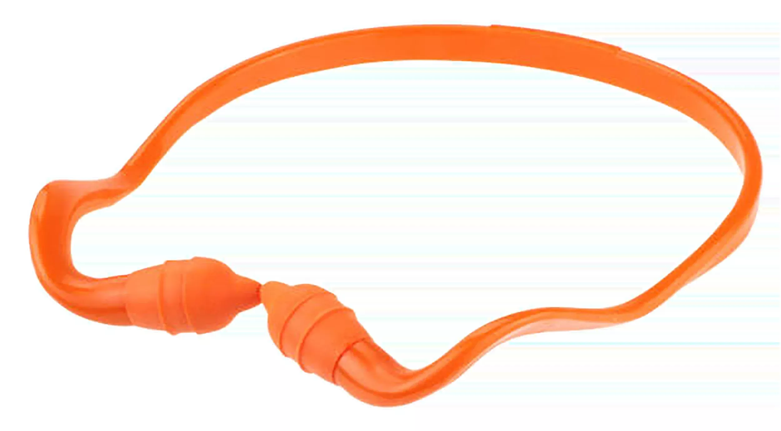 Radians Rad-Band 2 Banded Earplugs, Behind-the-Neck, NRR 25 dB, Orange, RB210CS