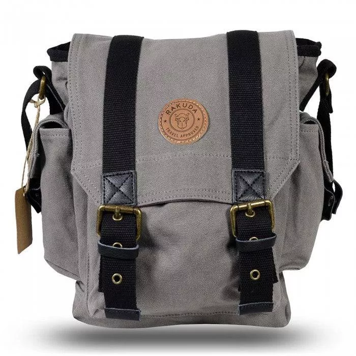 RAKUDA MESSENGER CANVAS SHOULDER BAG
