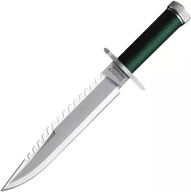 Rambo First Blood Standard Edition Fixed Blade - 9" Stainless Steel Blade, OD Green Nylon Cord Handle - 9292