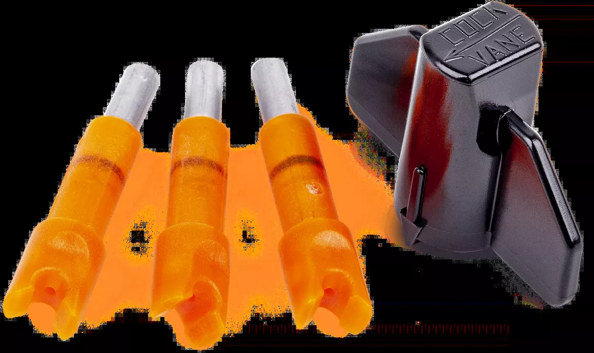 Ravin Crossbows Lighted Arrow Nocks, 3-Pack, Ultra-Bright Orange LED with Lumenok Technology – R135