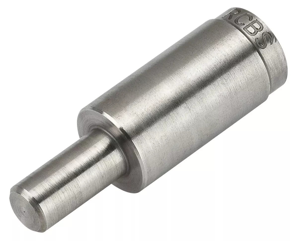 RCBS 90427 Hand Case Neck Turn Pilots 500 Cal Stainless Steel Silver