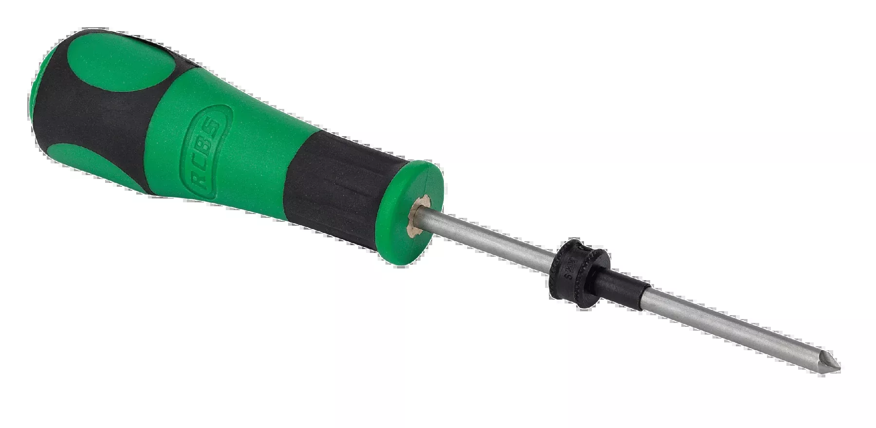RCBS Flash Hole Deburring Tool for 7mm/.284 Rifle Brass, Self-Centering Pilot & Stop 88147