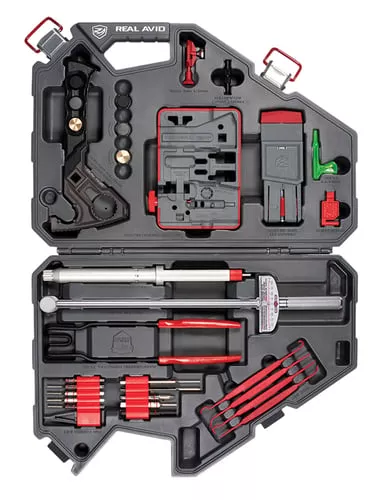 Real Avid AVAR15AMK Armorers Master Kit AR15 Gray/Red Multiple