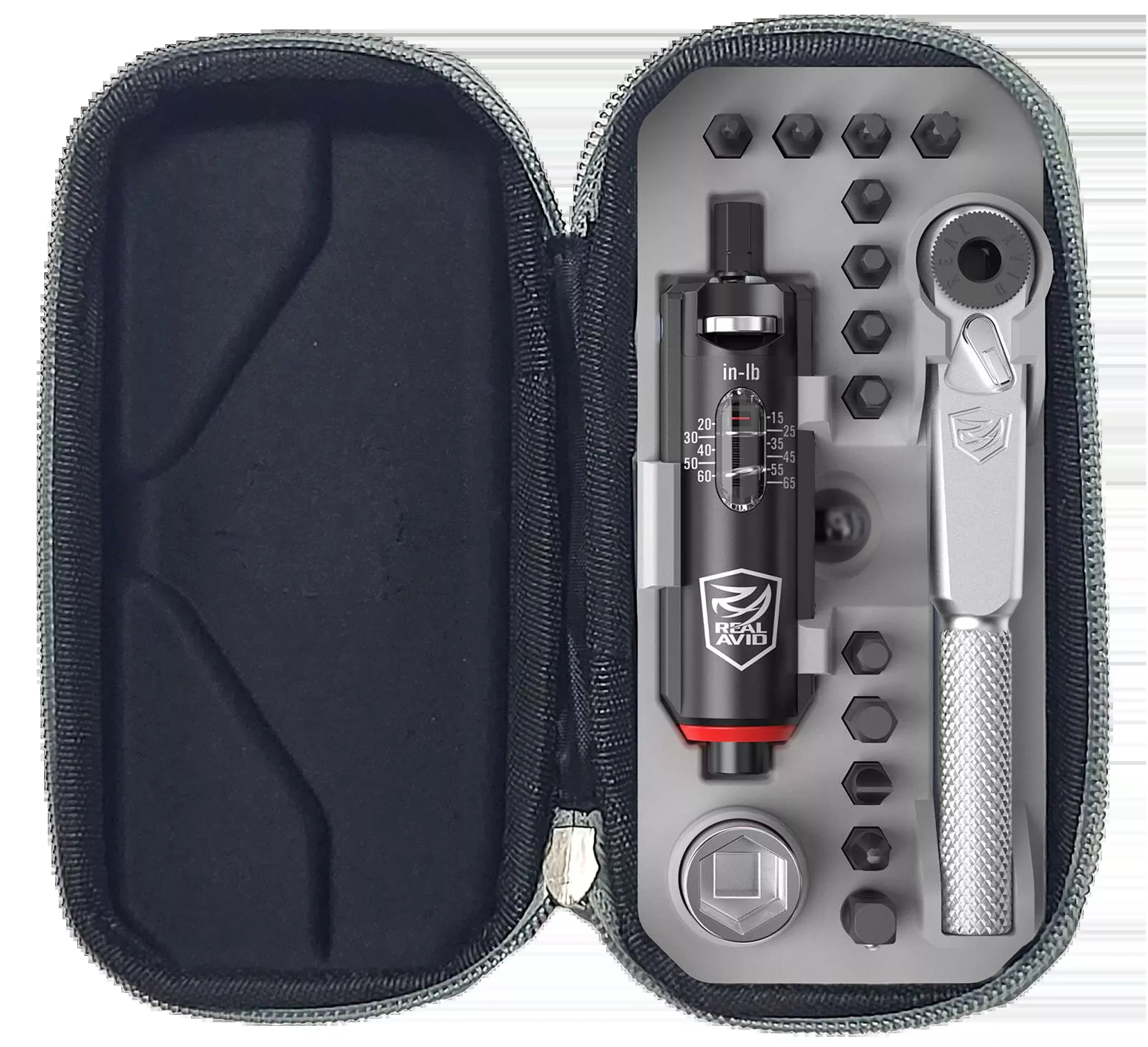 Real Avid Smart-Torq Adjustable Torque Limiter & X3 Driver Kit, 15–65 in-lb, AVSTALX3KIT