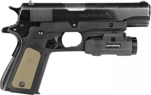 Recover Tactical CC3P0102 Frame GripBlack Polymer Frame with Interchangeable Black & Tan Panels for Standard Frame 1911