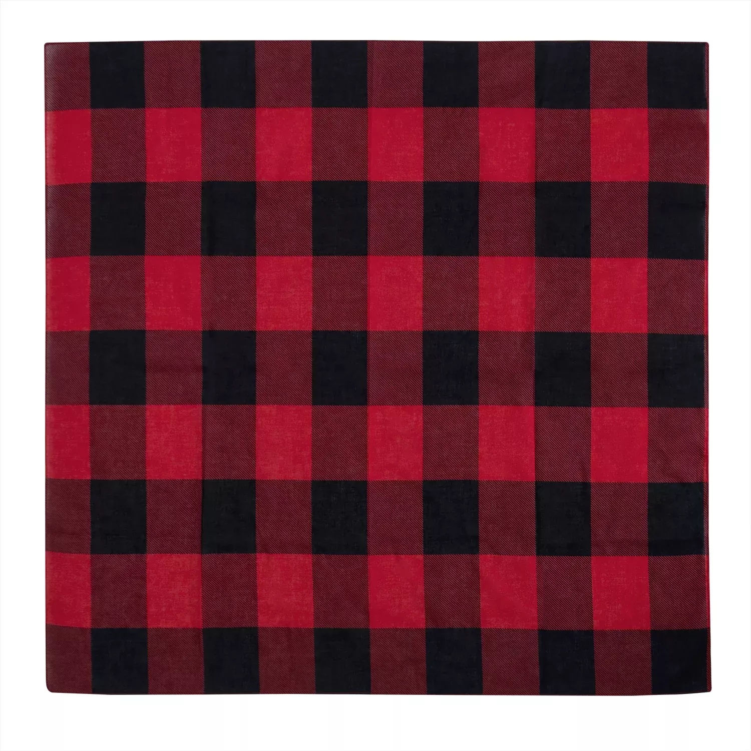 Red Plaid Bandana ƒ??27" X 27"