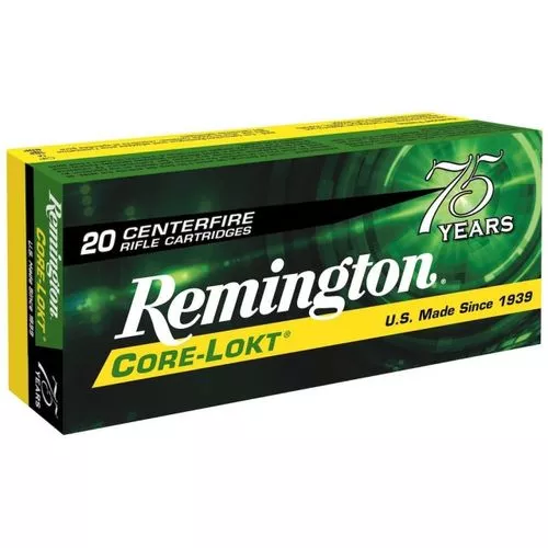 Remington 6MM Remington100 Grain Core-Lokt Pointed Soft Point 20 Round Box