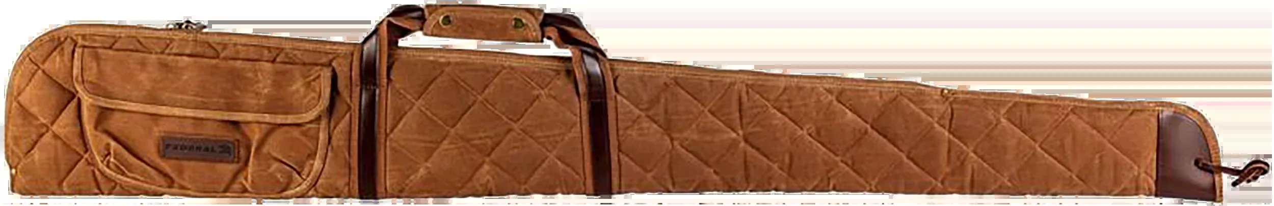 Remington Accessories Premium Shotgun Case, Waxed Canvas Tan, 52-Inch with Quilted Padding, FPSC52