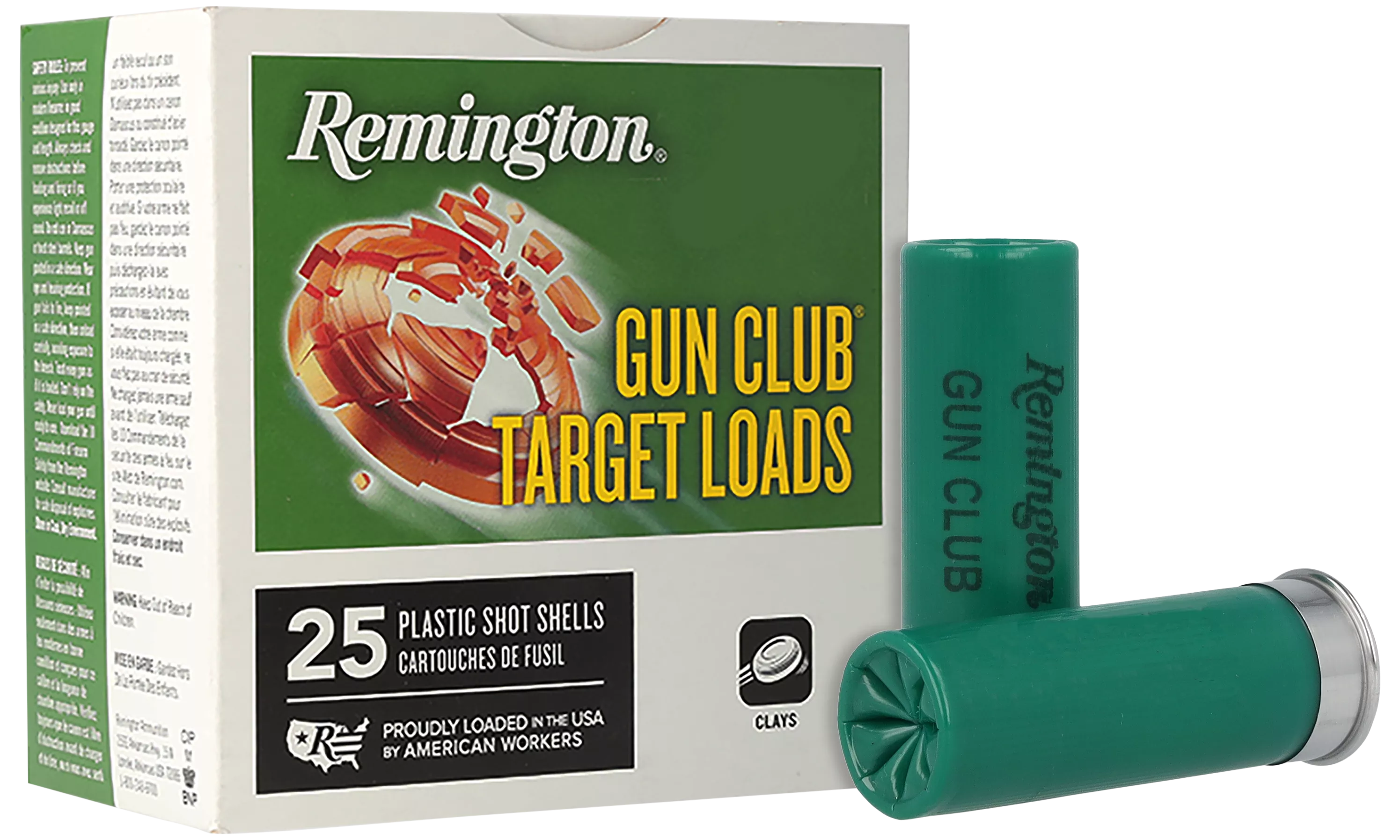 Remington Ammunition 20081 Gun Club12Gauge 2.75" 1oz 8Shot 25 Per Box/10 Case