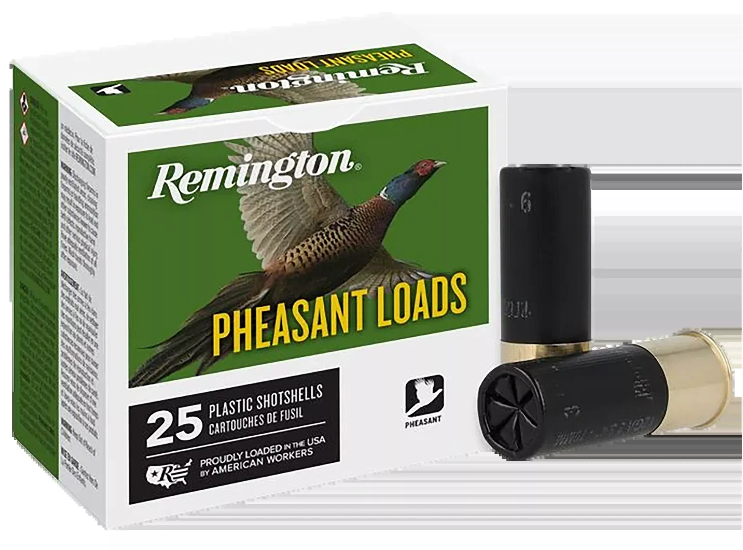 Remington Ammunition Pheasant Loads 12 Gauge 2.75in 1 1/4oz #6 Shot 25/Box 20048