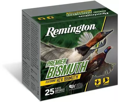 Remington Premier Bismuth Shotshells 12Ga 2-3/4 In 1-1/4 Oz #2 1400 Fps 25/ct