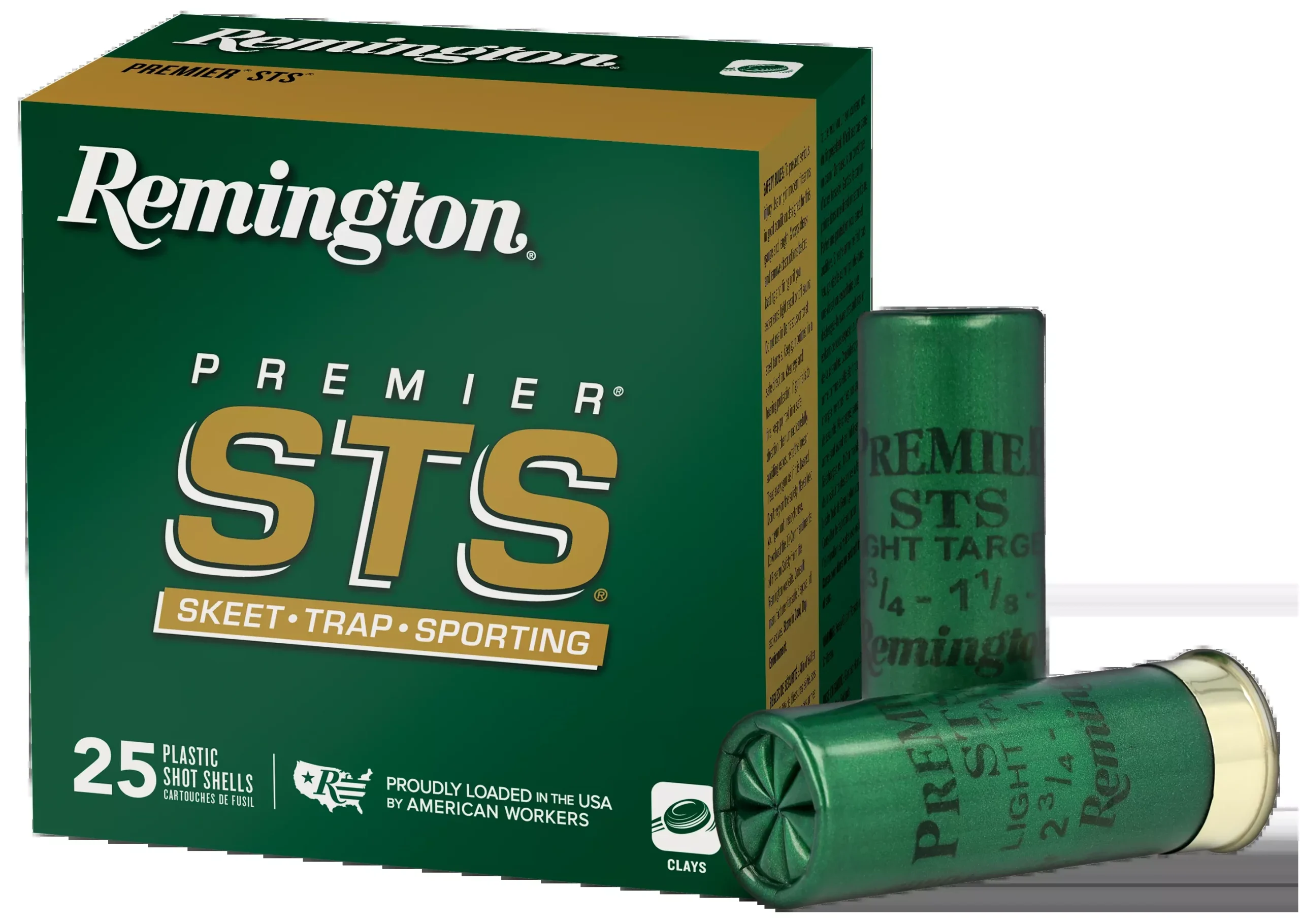 Remington Premier STS Target Load 12 Gauge 2.75in 1 1/8oz #7.5 Lead Shot 25rd Box 20110