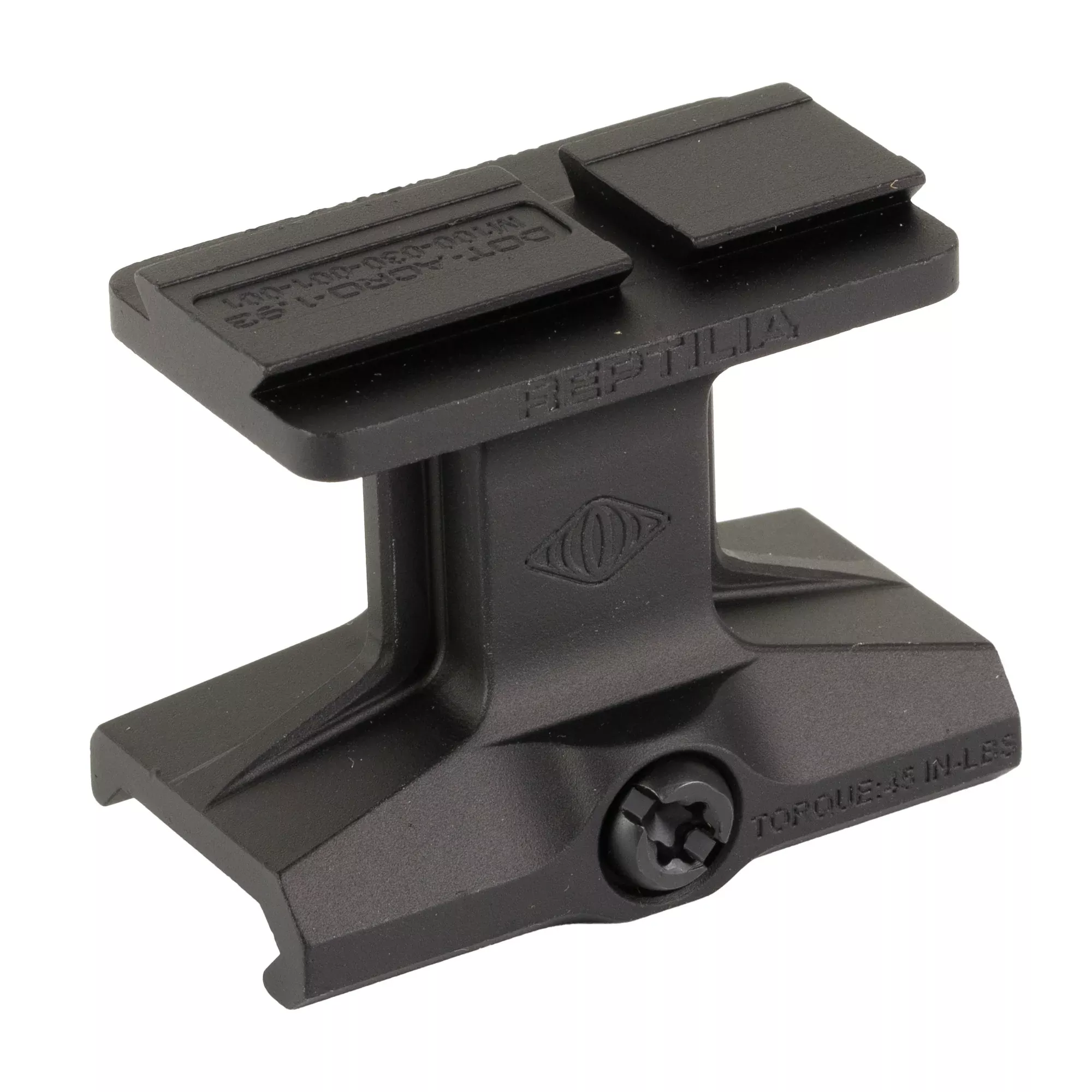 Reptilia DOT Mount 1.93 in for Aimpoint ACRO, Black, 7075-T6 Aluminum, Picatinny – 100-048